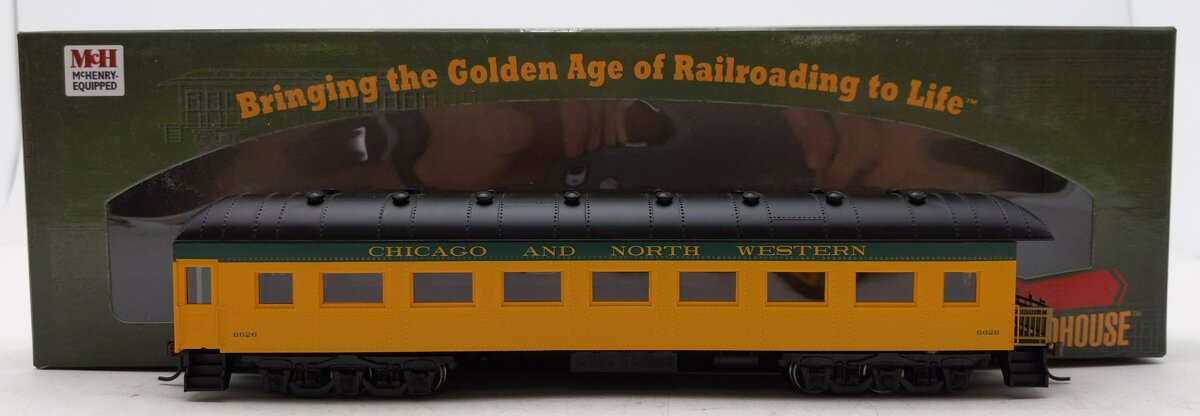 Roundhouse 86629 HO Chicago & North Western Arch-Roof Observation Car #6626 LN/Box