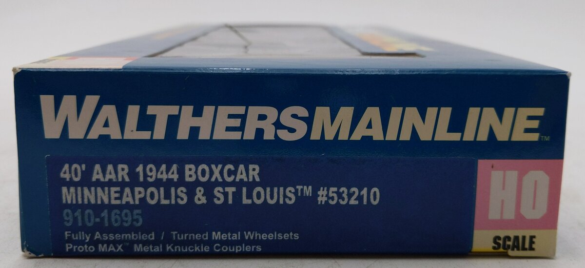 Walthers 910-1695 HO Minneapolis & St. Louis 40' AAR 1944 Boxcar #53210 LN/Box