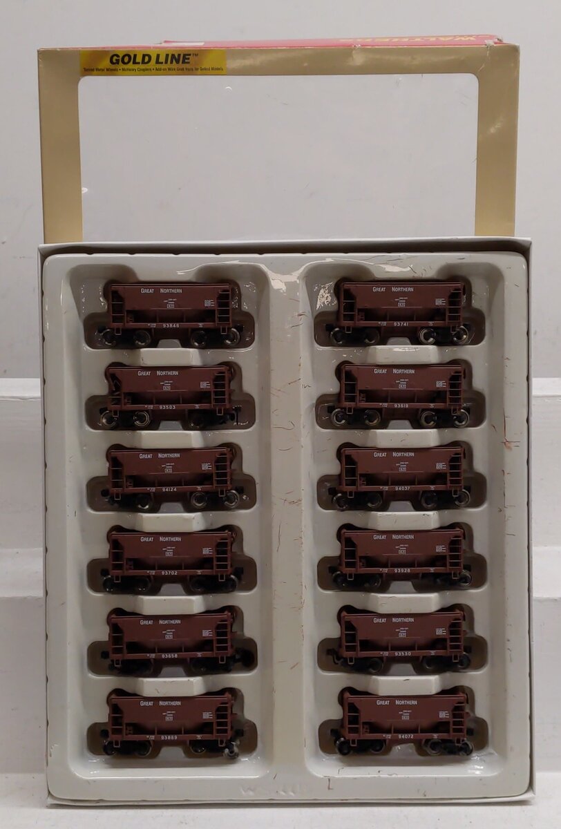 Walthers 932-4477 Great Northern HO Gauge 12 Ore Car Set EX/Box