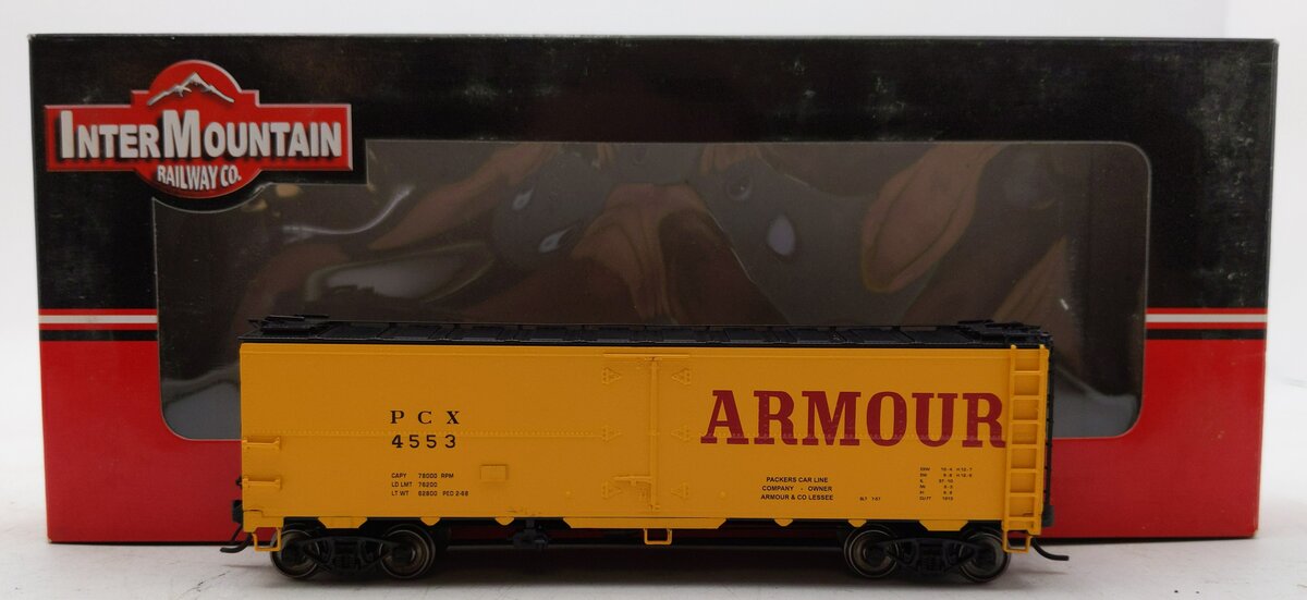 InterMountain 48401-04 HO Scale Armour ART Refrigerator Car #4553 LN/Box