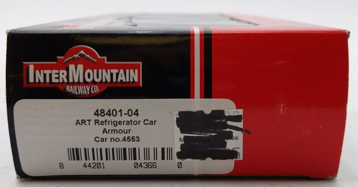 InterMountain 48401-04 HO Scale Armour ART Refrigerator Car #4553 LN/Box