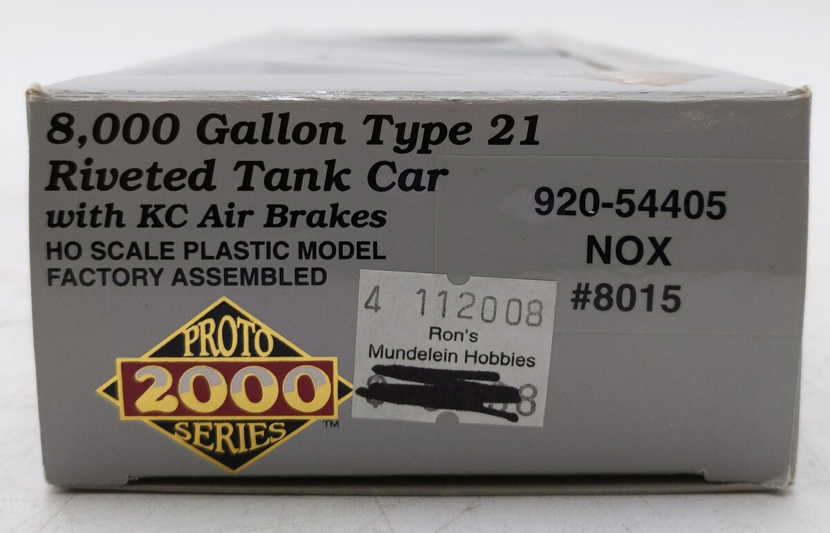 Proto 2000 920-54404 HO NOX 8000 Gallon Type 21 Riveted Tank Car #8015 NIB