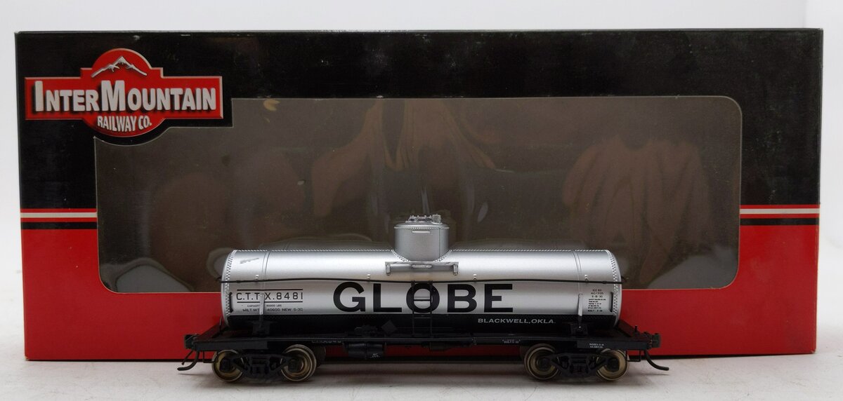 InterMountain 46313 HO Scale ACF 8000g RTR Global Oil Tank Car #8481 EX/Box