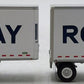 Athearn 91017 HO Roadway/Smooth 28' Trailer #2 (Set of 2) LN/Box