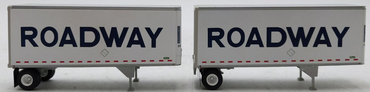 Athearn 91017 HO Roadway/Smooth 28' Trailer #2 (Set of 2) LN/Box