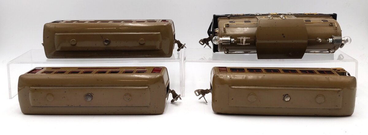Lionel 266 VIntage O Prewar Electric Passenger Set w/ 254, 610, 610 & 612 VG/Box
