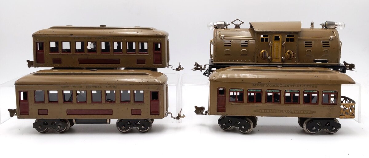 Lionel 266 VIntage O Prewar Electric Passenger Set w/ 254, 610, 610 & 612 VG/Box
