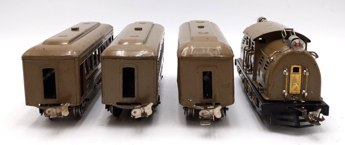 Lionel 266 VIntage O Prewar Electric Passenger Set w/ 254, 610, 610 & 612 VG/Box