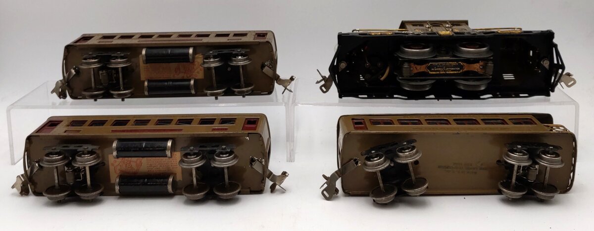 Lionel 266 VIntage O Prewar Electric Passenger Set w/ 254, 610, 610 & 612 VG/Box