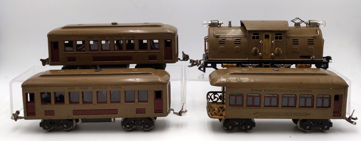 Lionel 266 VIntage O Prewar Electric Passenger Set w/ 254, 610, 610 & 612 VG/Box