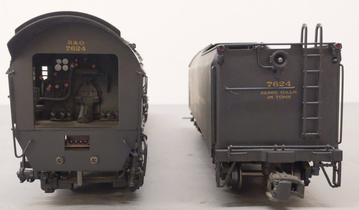 3rd Rail 7624 O BRASS B&O 2-8-8-4 Steam Loco/Tender #7624 EX/Box