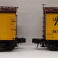 Atlas 6714 O Gauge Miller Beer Fridge Car 3-Rail #93000/93185 (Pack of 2) EX/Box