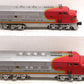 Lionel 2353 Vintage O Santa Fe F-3 AB Diesel Locomotive Set VG