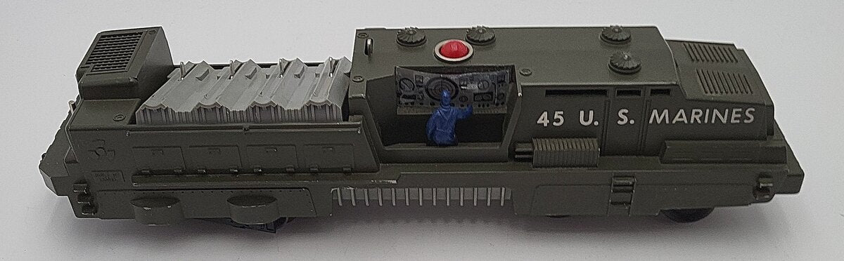 Lionel 45 Vintage O Olive Drab USMC Mobile Missile Launcher VG