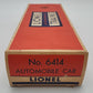Lionel 6414 Vintage O Gauge Postwar Evans Autoloader with 4 Automobiles VG/Box