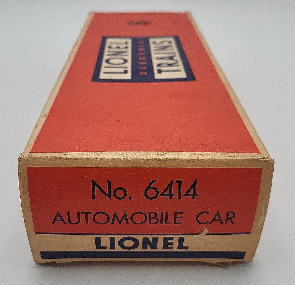 Lionel 6414 Vintage O Gauge Postwar Evans Autoloader with 4 Automobiles VG/Box