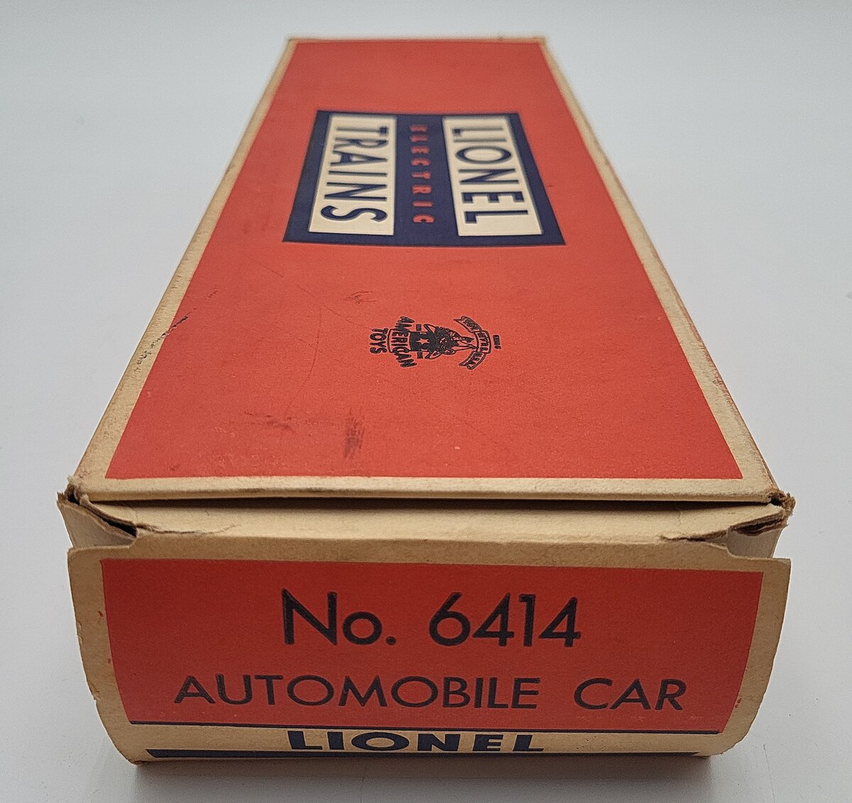 Lionel 6414 Vintage O Gauge Postwar Evans Autoloader with 4 Automobiles VG/Box