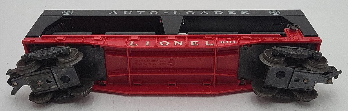 Lionel 6414 Vintage O Gauge Postwar Evans Autoloader with 4 Automobiles VG/Box