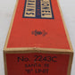 Lionel 2243C Vintage O Santa Fe Louver Top F3 Non-Pwd B-Unit Diesel Locomotive VG/Box