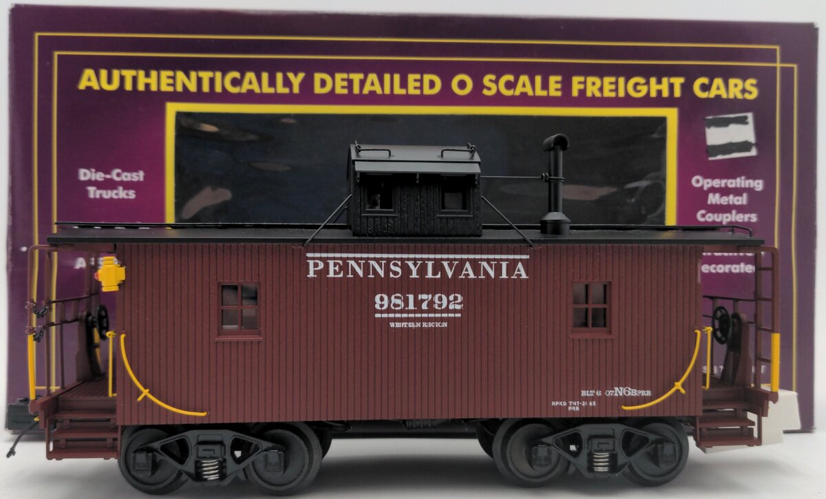 MTH 20-91123 O Gauge Pennsylvania N-6b Caboose #981792 LN/Box