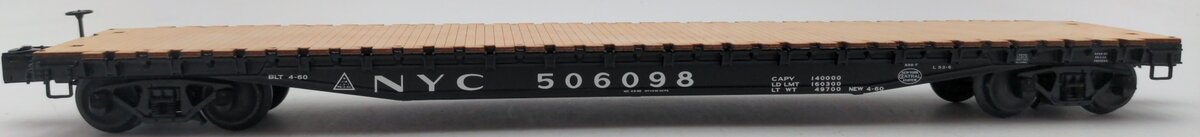 Lionel 6-17575 O Gauge New York Central PS-4 Flatcar with Wooden Deck #506098 LN/Box