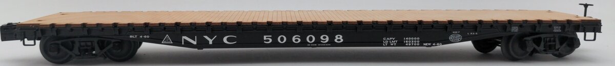 Lionel 6-17575 O Gauge New York Central PS-4 Flatcar with Wooden Deck #506098 LN/Box