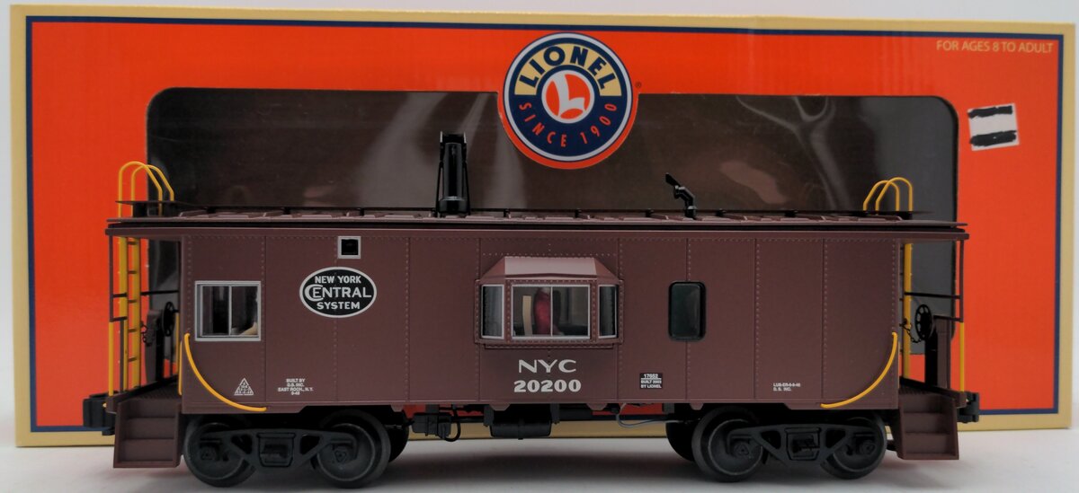 Lionel 6-17652 O Gauge New York Central Bay Window Caboose #20200 EX/Box