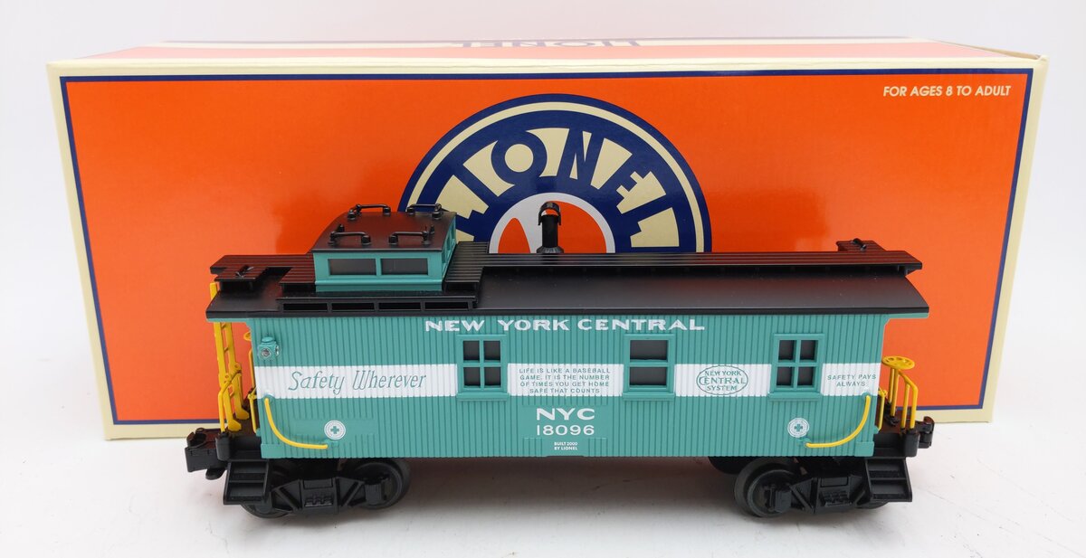 Lionel 6-17636 O Gauge New York Central Die-Cast Safety Caboose #18096 LN/Box