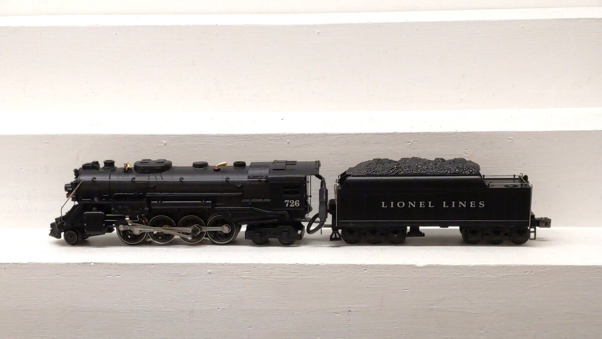 Lionel 6-18053 O Gauge Century Club Berkshire 2-8-4 Steam Loco & Tender #726 EX