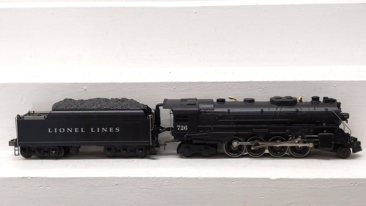 Lionel 6-18053 O Gauge Century Club Berkshire 2-8-4 Steam Loco & Tender #726 EX