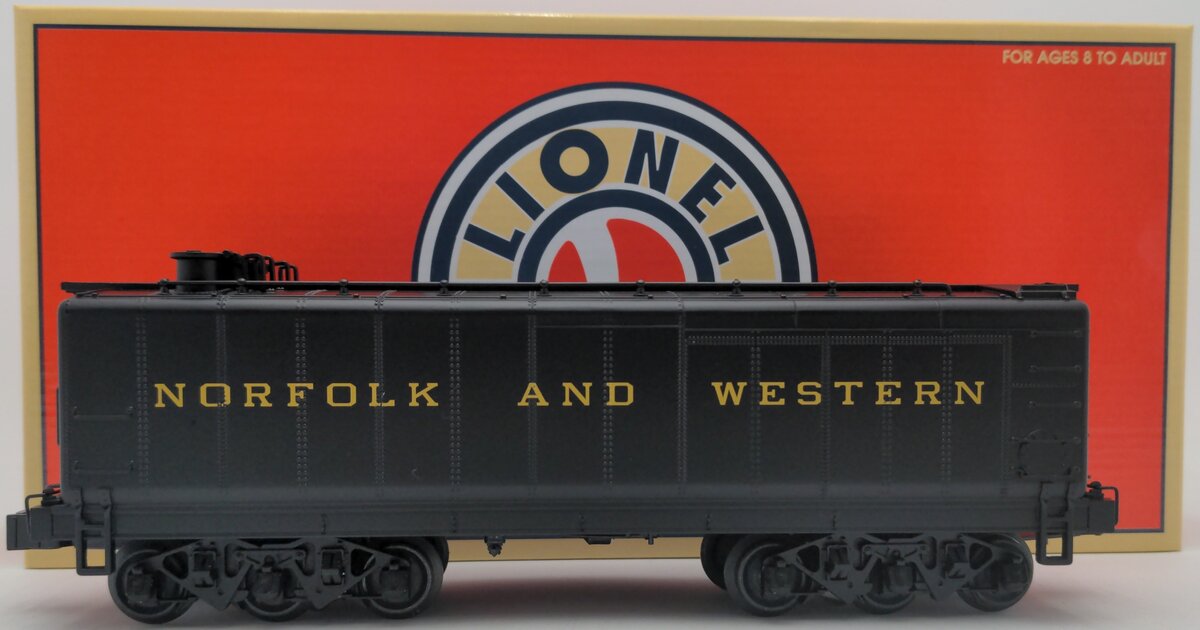 Lionel 6-28088 O Gauge Norfolk & Western A Class Auxiliary Water Tender #160207 EX/Box