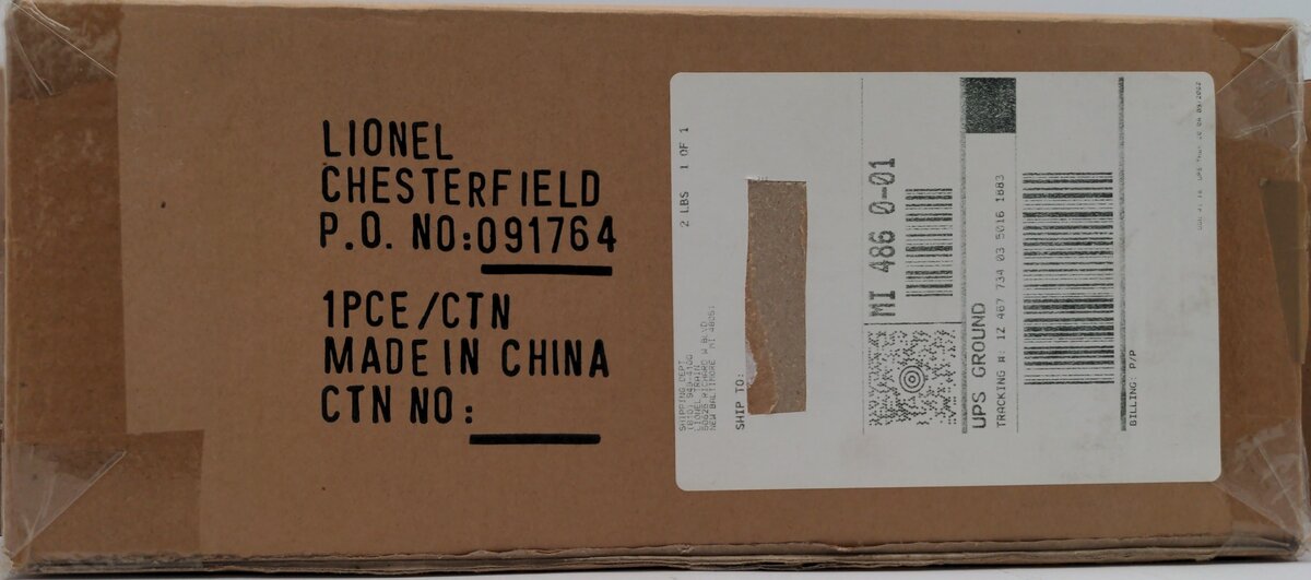Lionel 6-39237 O Gauge Union Pacific Century Club M-10000 Boxcar LN/Box