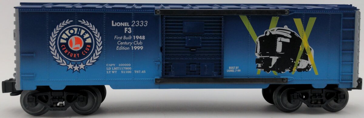 Lionel 6-29248 O Gauge New York Central Commemorative Boxcar EX/Box