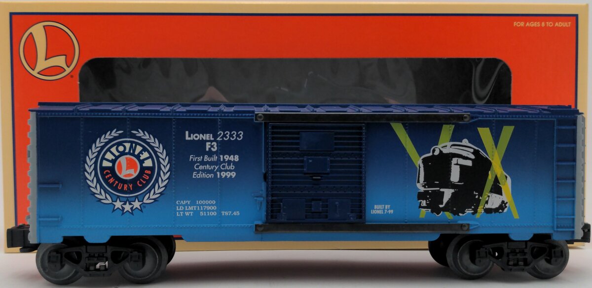 Lionel 6-29248 O Gauge New York Central Commemorative Boxcar EX/Box