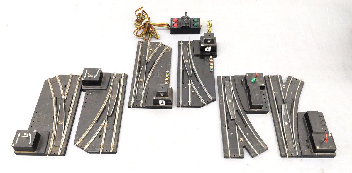 American Flyer Vintage S Control Switch Tracks: 26670, 720A, 722 [3] VG