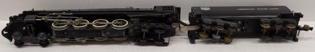 American Flyer 322 Vintage S NYC 4-6-4 Hudson Steam Locomotive & Tender VG