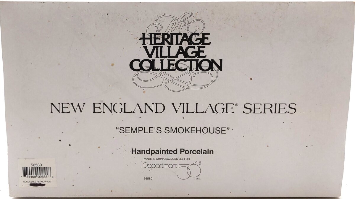 Dept 56 56580 Semple's Smoke House LN/Box