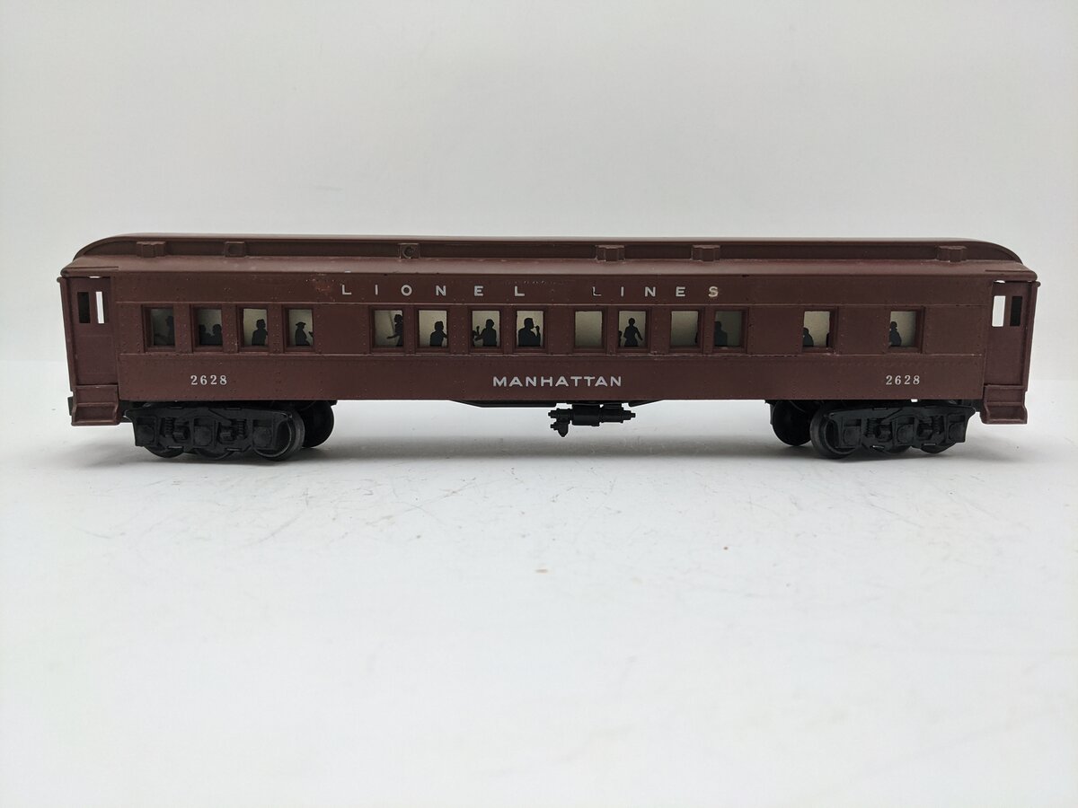 Lionel 2628 Vintage O Lionel Lines Madison Heavyweight "Manhattan" Pass Car w/S EX