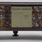 Lionel 3434 Vintage O Operating Chicken Sweeper Car VG