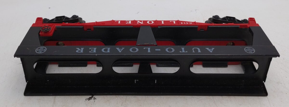 Lionel 6414 Vintage O Gauge Postwar Evans Autoloader with 4 Automobiles VG