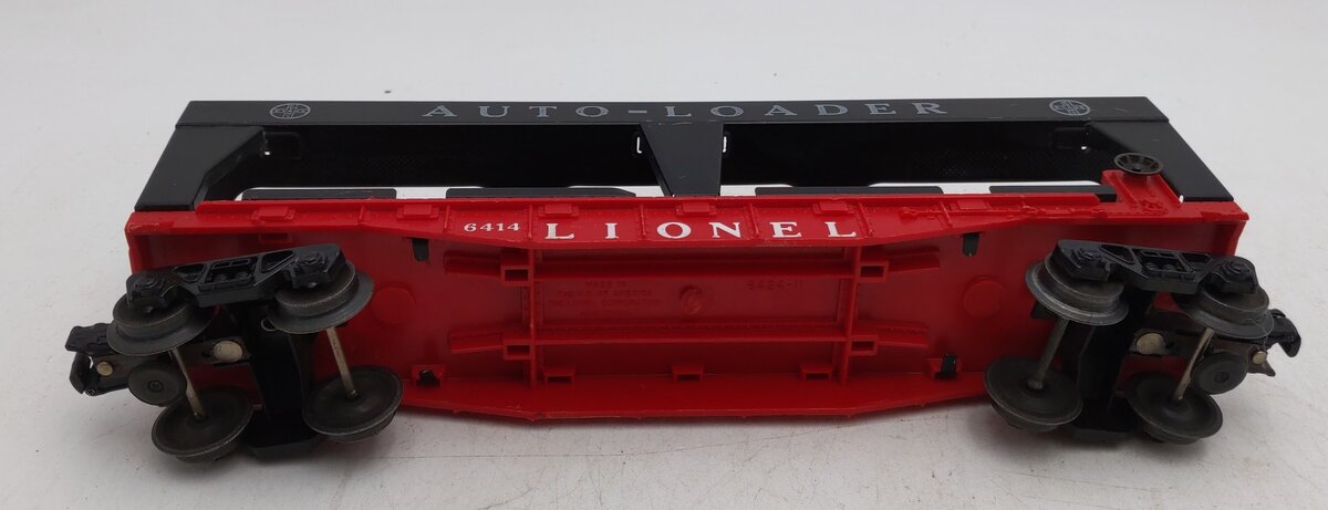 Lionel 6414 Vintage O Gauge Postwar Evans Autoloader with 4 Automobiles VG