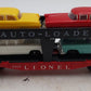 Lionel 6414 Vintage O Gauge Postwar Evans Autoloader with 4 Automobiles VG