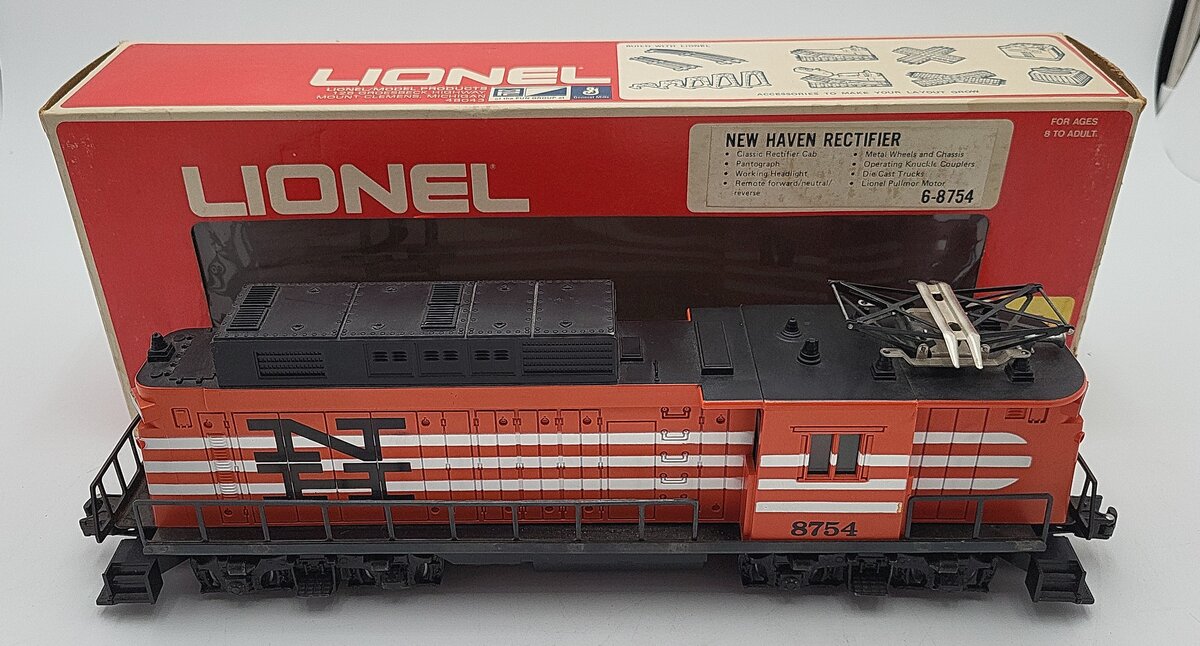 Lionel 6-8754 O Gauge New Haven Rectifier Electric Locomotive EX/Box