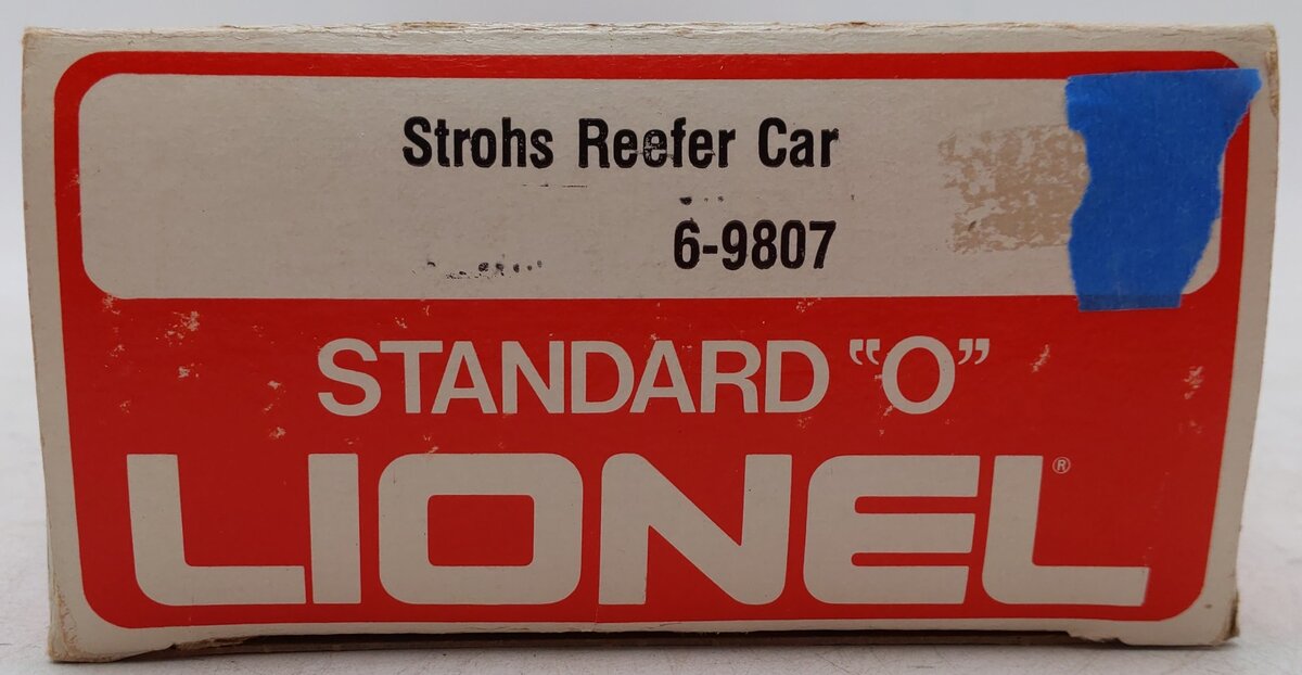 Lionel 6-9807 O Gauge Stroh‘s Bohemian Beer Reefer Car #9807 EX/Box
