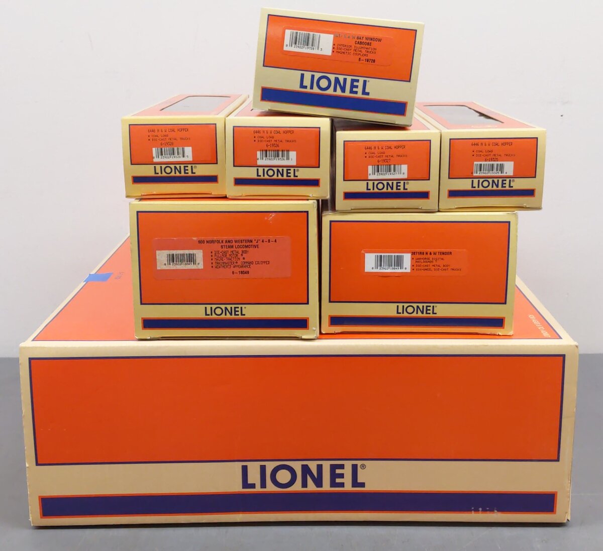 Lionel 6-11909 O Gauge Norfolk & Western Warhorse Steam Freight Set with TMCC EX/Box