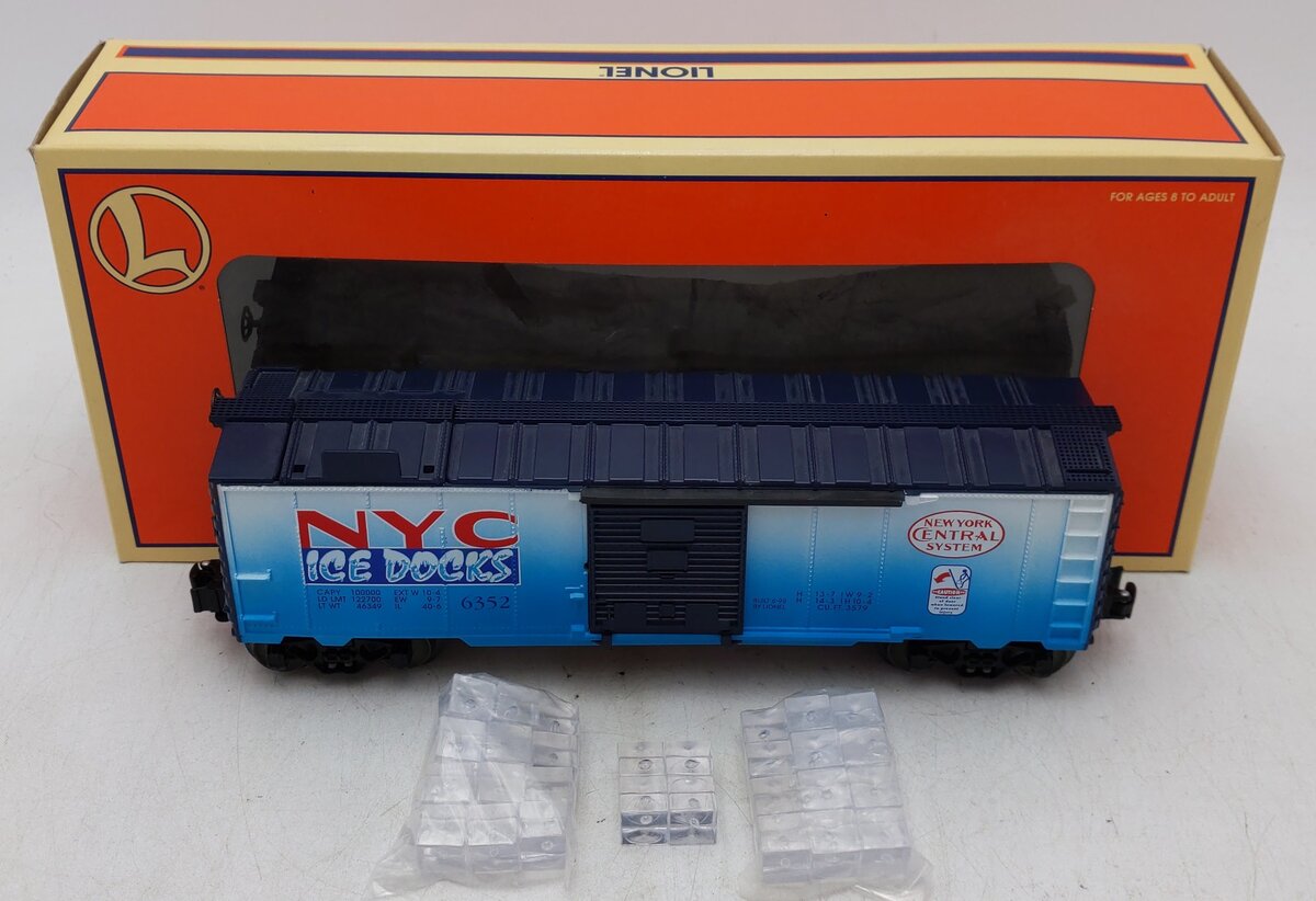 Lionel 6-16767 O Gauge New York Central Ice Docks Operating Ice Car #6352 EX/Box