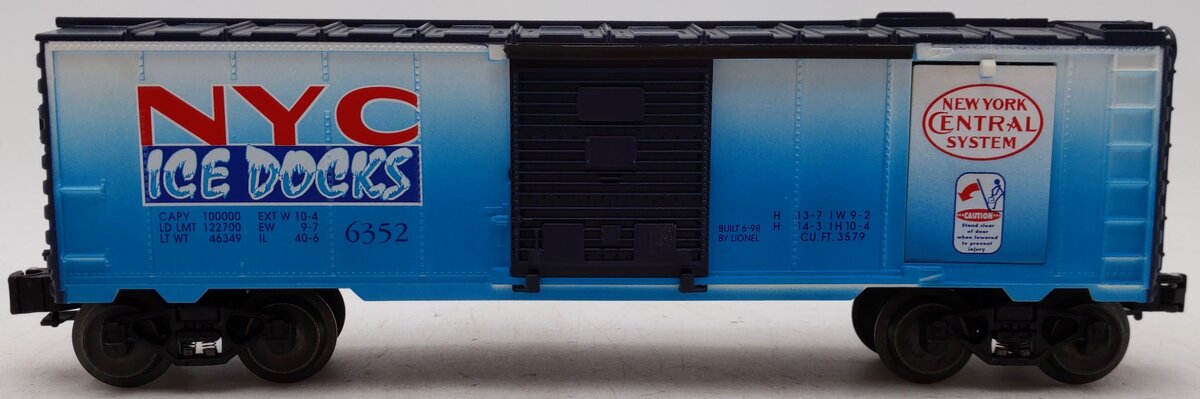 Lionel 6-16767 O Gauge New York Central Ice Docks Operating Ice Car #6352 EX/Box