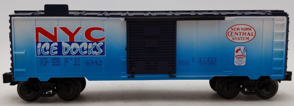 Lionel 6-16767 O Gauge New York Central Ice Docks Operating Ice Car #6352 EX/Box
