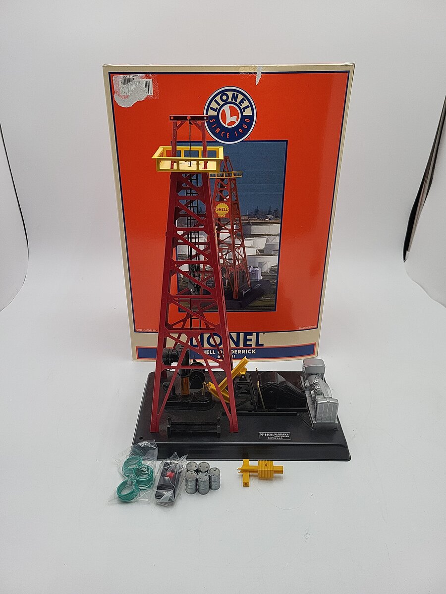 Lionel 6-14081 Operating Shell Oil Derrick EX/Box