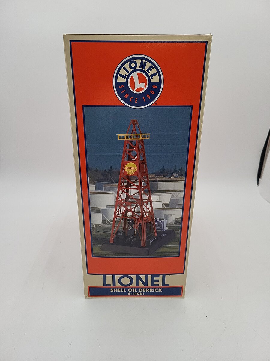 Lionel 6-14081 Operating Shell Oil Derrick EX/Box